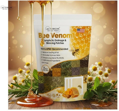 ACTIWOW Bee Venom Foot Patches Your Daily Detox Partner Made by Nature SKT(100 g)
