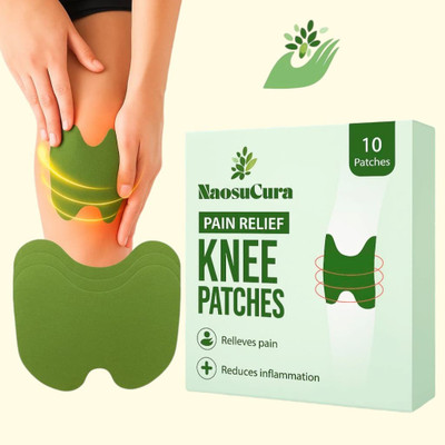 Naosucura Anti-Stiffness Knee Wraps for Improved Movement and Relaxation Therapy Plaster & Patch(10 x 1 Patches)