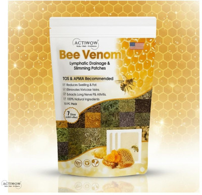 ACTIWOW Bee Venom Foot Patches Soften Rough Feet and Flush Out Toxins SKT(100 g)