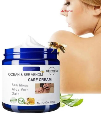 ACTIWOW Bee Venom Ocean Cream for Beard Shine and Smooth Skin Touch A01(50 g)