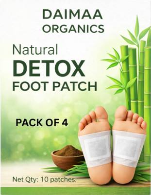 Daimaa Organics Herbal Detox Foot Pads for Removing Impurities & Body Refresh (40 x 1 Patches)(2.2 g)