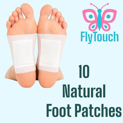 FlyTouch Natural Foot Pads for Calm Sleep, Improved Digestion & Full Body Care(100 g)