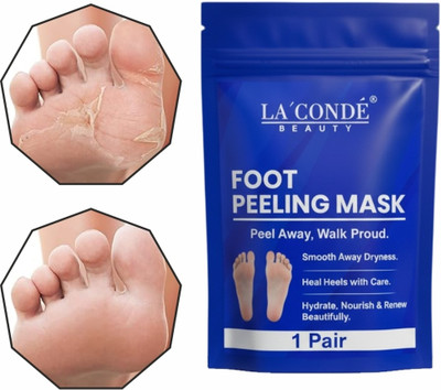 La'Conde Peeling & Exfoliating Foot Mask For Hard calluses, dry & cracked skin 1 Pair(50 g)