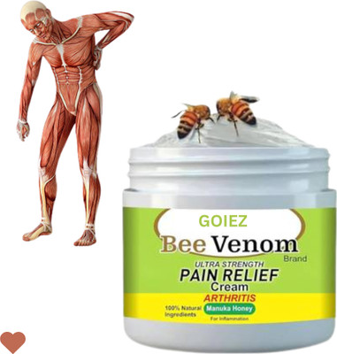 GOIEZ Bee Venom Pain Cream Original Relief For Bone & Joint Recovery (100 Gm)(100 g)
