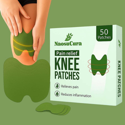 Naosucura Daily Use Knee Pain Relief Patches for Joint Health and Comfort – Pack of 50 Plaster & Patch(50 x 1 Patches)