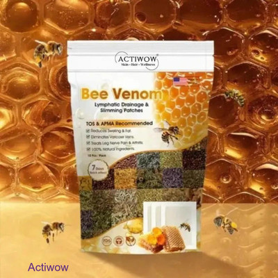 ACTIWOW Bee Venom Foot Patches Toxin Cleanse With Bee Love A01(100 g)