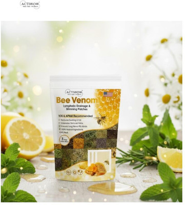 ACTIWOW Bee Venom Foot Patches Natural Toxin Removal With Soothing Comfort SKT(100 g)