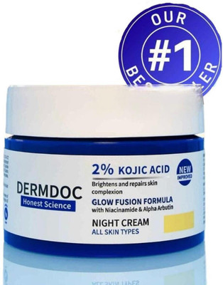 DermDoc Kojic Acid Night Cream for Dull Skin & Uneven Tone 50.G(50 g)