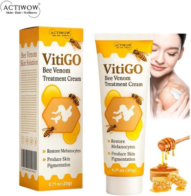 ACTIWOW Vitigo Bee Venom Cream for After Shave Comfort(100 g)