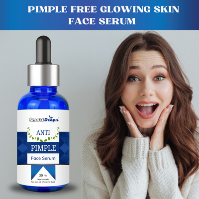 smartdrops Face Serum For Reduce Pigmitation, Remove Dark Spot & Glowing Skin, Remove Anti Pimples And Whitening Skin(30 ml)