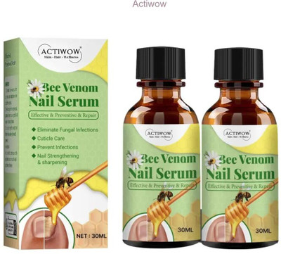 ACTIWOW Bee Venom Nail Serum Rejuvenate & Repair for Fragile Nails A001(20 ml)
