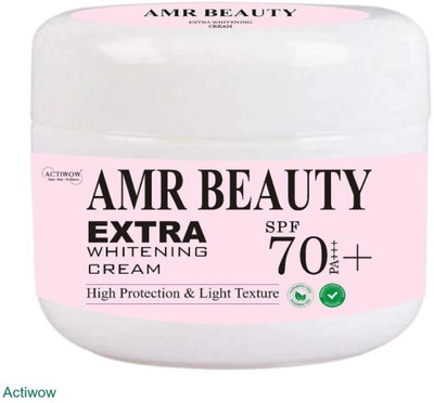 ACTIWOW AMR BEAUTY Extra Whitening Cream with Skin Hydration & Brightness(50 g)
