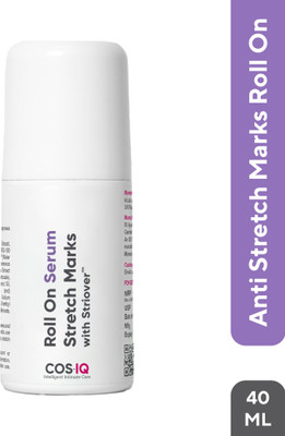 Cos-IQ Stretch Marks Removal Roll-On Serum with Striover, Scar Removal, Uneven Skin Tone, All Skin Types(40 ml)