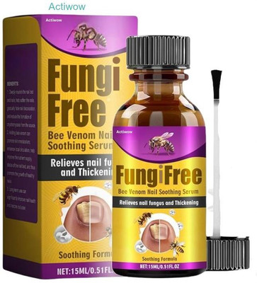 ACTIWOW Fungi Free Bee Venom Nail Serum Crack Defense for Smooth Nail Surface(30 ml)