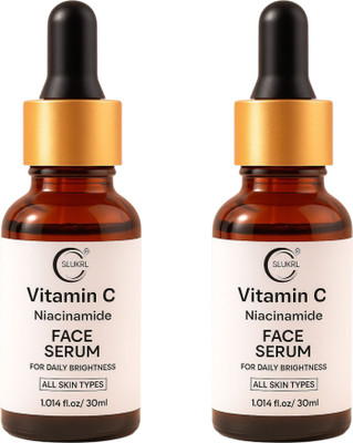 slukrl Vitamin C Serum with Niacinamide for Daily Glow(60 ml)