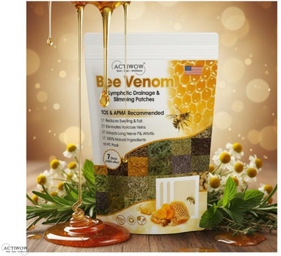 ACTIWOW Bee Venom Foot Patches Detox From Junk Food and City Toxins SKT(100 g)