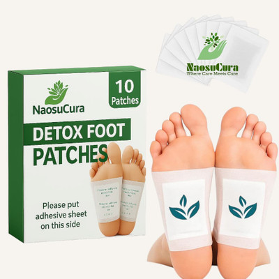 Naosucura Calm Mind And Body Using Detox Foot Patches That Purify Overnight Through Soles(60 g)
