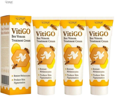 ACTIWOW Vitigo Bee Venom Cream for Acne-Prone Skin 3 Pcs QA1(300 g)