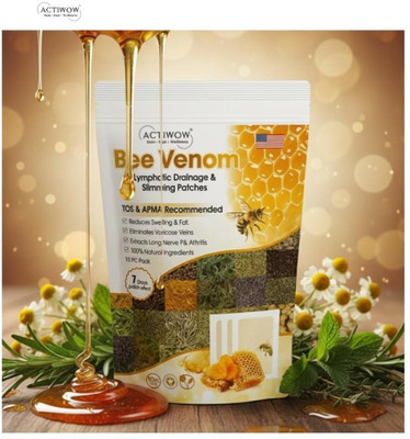 ACTIWOW Bee Venom Foot Patches Give Your Body a Break From Toxins SKT(100 g)