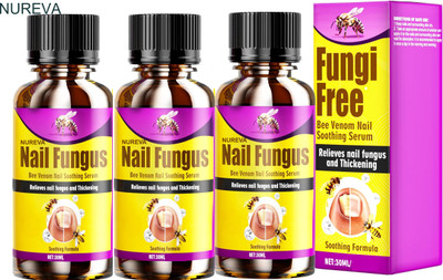 nureva Fungi Free Triple Nail Restore & Shield Set of 3(90 ml)