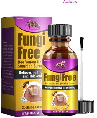 ACTIWOW Fungi Free Bee Venom Nail Serum Vital Fix for Split Tips(30 ml)