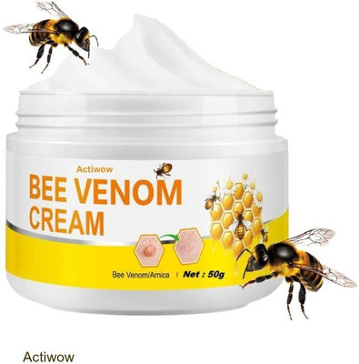 ACTIWOW Bee Venom Cream For Deep Hydration & Collagen-Repairing Treatment(50 g)