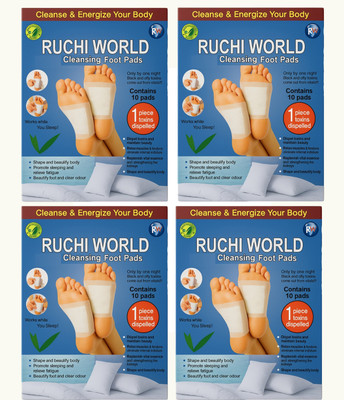 Ruchi World Premium Quality Cleansing Foot Patch Pack of 4(450 g)