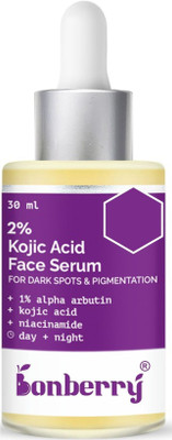 Bonberry 2% Kojic Acid Face Serum with 1% Alpha Arbutin & Niacinamide for Dark Spots And Pigmentation(30 ml)