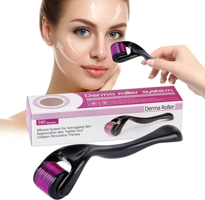 KOTLEY Derma Roller 1.5mm, with 540 Titanium Needles For Scalp, Face and Beard(100 g)