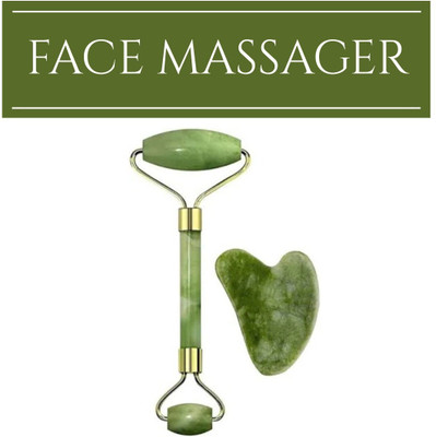 UBRONIK Natural Stone Facial Roller Massager – Jade for Skin(10 g)