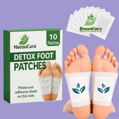 Naosucura Calmness Foot Detox Pads To Eliminate Harmful Toxins & Restore Mind-Body Balance(60 g)