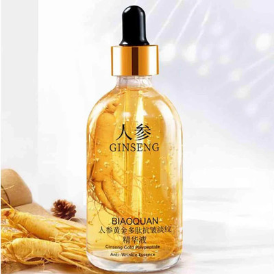 Gleamora GLEAMORA Ginseng Anti-Wrinkle Essence – Advanced BIAOQUAN Gold Polypeptide Face Serum with Natural Ginseng Extract, Anti-Aging Hydration, Firming & Brightening Skincare Solution for Wrinkle Reduction and Radiant Skin – 30ml (pack of 1)(30 ml)