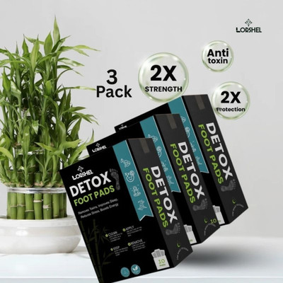 LORSHEL Heal sutra detox foot pads soothe nerves and reduce toxin buildup(30 g)