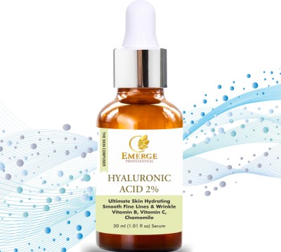 EMERGE Professional Hyaluronic Serum for Intense Hydration, Glowing Skin & Fines Lines(30 ml)