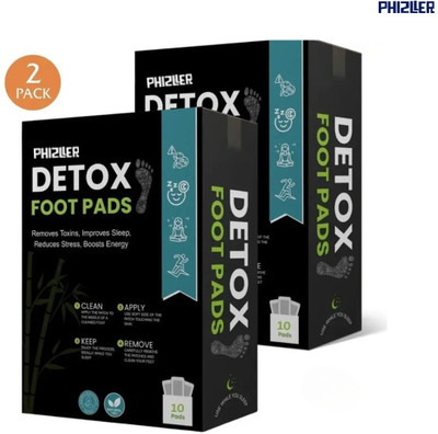 PHIZLLER HealSutra Detox Foot Pads soothe inflammation, relax muscles and remove toxins(20 g)