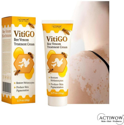 ACTIWOW Vitigo Bee Venom Cream for Mild Flare Defense(100 g)