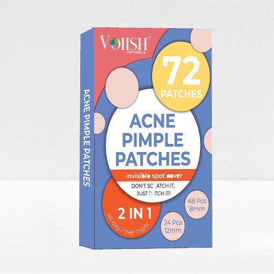 VOIISH Clearing Acne pimple patch Facial Stickers cover (72 patches) Waterproof(40 g)