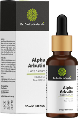 Dr.daddy natural's Alpha Arbutin Serum for Pigmentation & Dark Spots Removal ,Acne Marks & Tanning(30 ml)