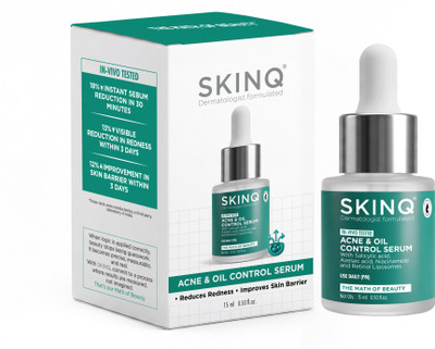 SKINQ Acne Control Serum with Salicylic Acid, Niacinamide & Azelaic 15ml(15 ml)