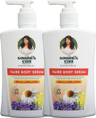 The Soumi's Can Product Faire Body Serum With SPF 50 (Pack of 2)(500 ml)