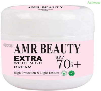ACTIWOW AMR BEAUTY Extra Whitening Cream with Brightness and Moisture Lock(50 g)