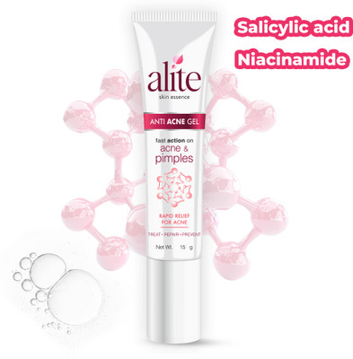alite Anti-Acne Gel with Salicylic Acid Neem & Niacinamide Fast Acting Formula(15 g)