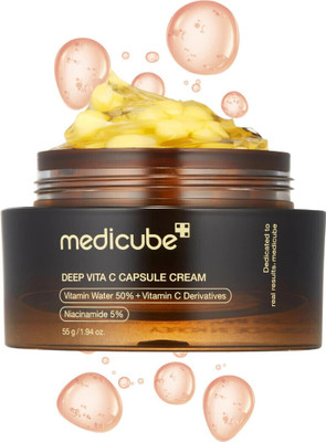 Medicube Deep Vitamin C Capsule Cream - Fresh Vitamin C for Glowing Skin care(55 g)