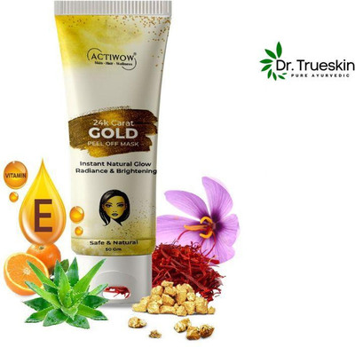 ACTIWOW Gold Peel‑off Mask for Radiance Lock-In(100 g)