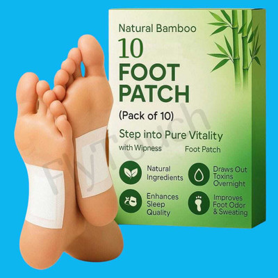 FlyTouch Skin-Friendly Bamboo Foot Pads to Help You Feel Refreshed by Morning(100 g)
