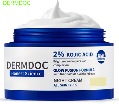 DermDoc Kojic Acid Night Cream 50g – Face Pigment Corrector(50 g)