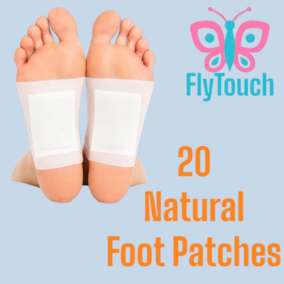 FlyTouch Acupressure Foot Pain Free,Remove Toxins Cleansing For Stress Relief Sleep20Pads(100 g)