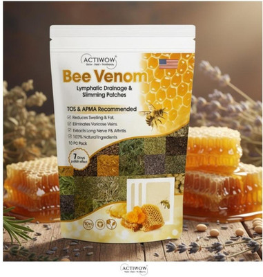ACTIWOW Bee Venom Foot Patches A Healthier Morning Starts With Detox Tonight SKT(100 g)