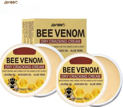 Avibbo Bee Venom Dry Crack Cream Herbal Heel Softener Healing Ointment(100 g)