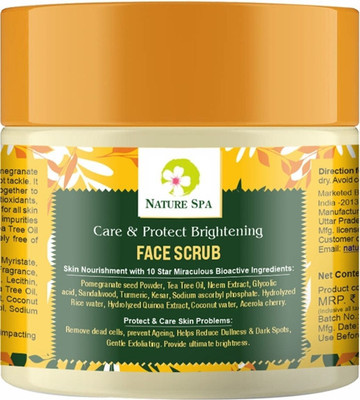 Naturespa Care and Safety of Brightening Face Scrub | for all skin types(100 g)